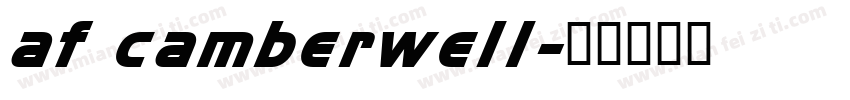 af camberwell字体转换